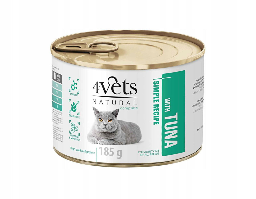 4Vets Adult Tuna - cats, 185g