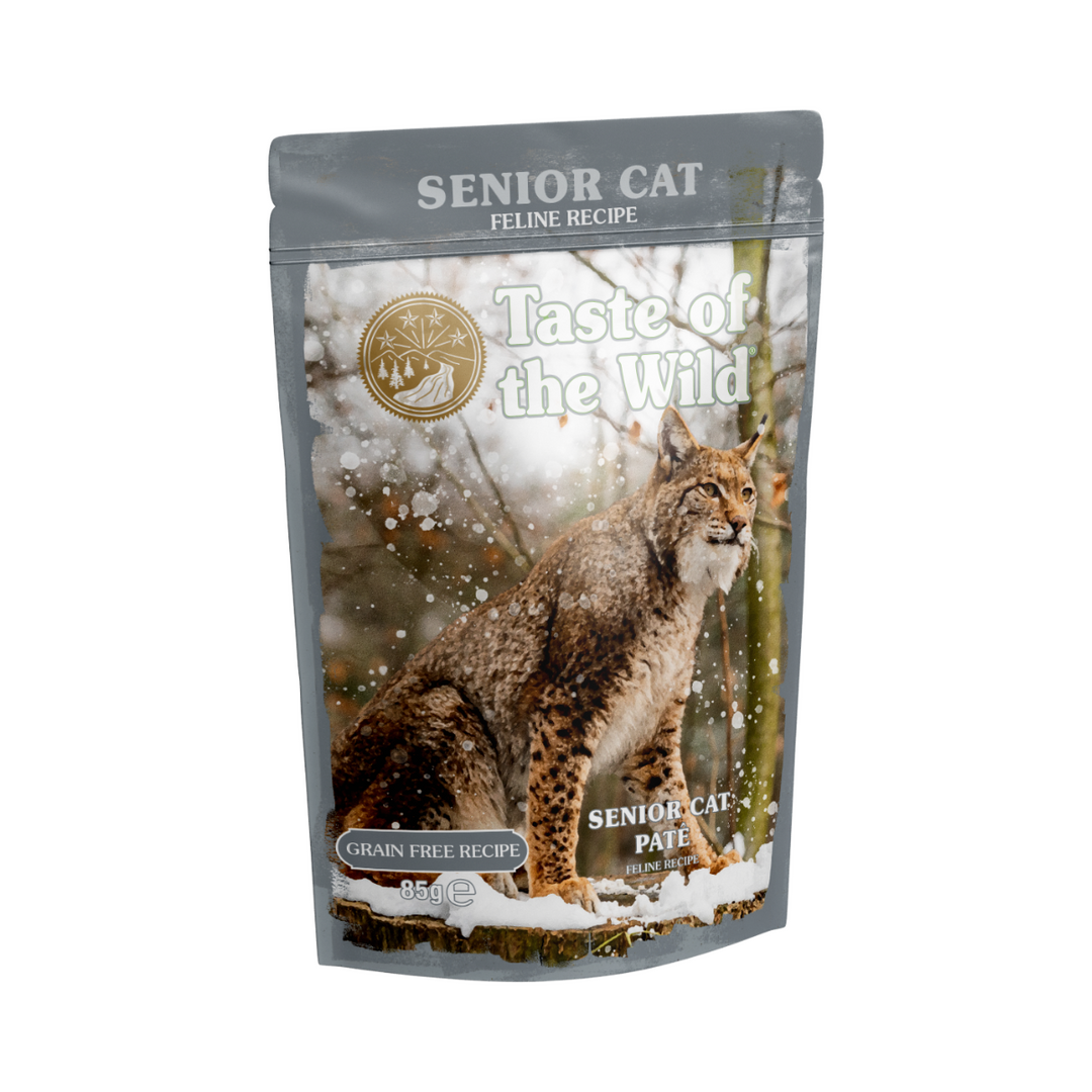 Taste of the Wild Pouch Senior Cat Pate Feline Recipe  85g
