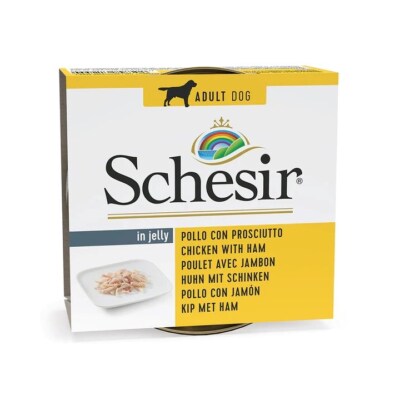 Schesir Dog tin 150g - Chicken &amp; Ham