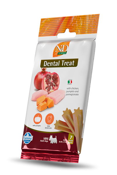 N&D Mini dog treats 60g - Chicken, Pumpkin