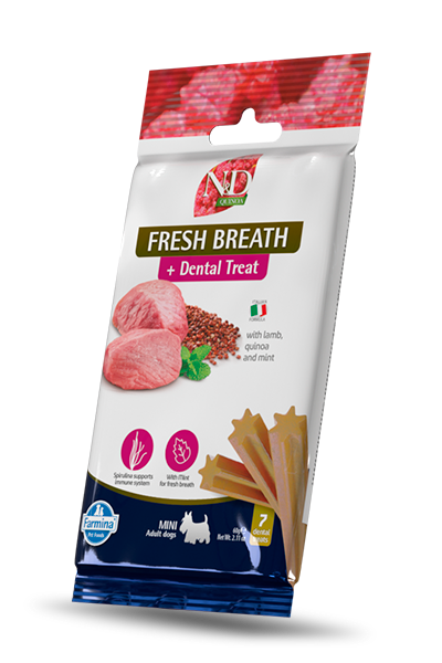 N&D Mini dog treats 60g - Quinoa, Fresh Breath