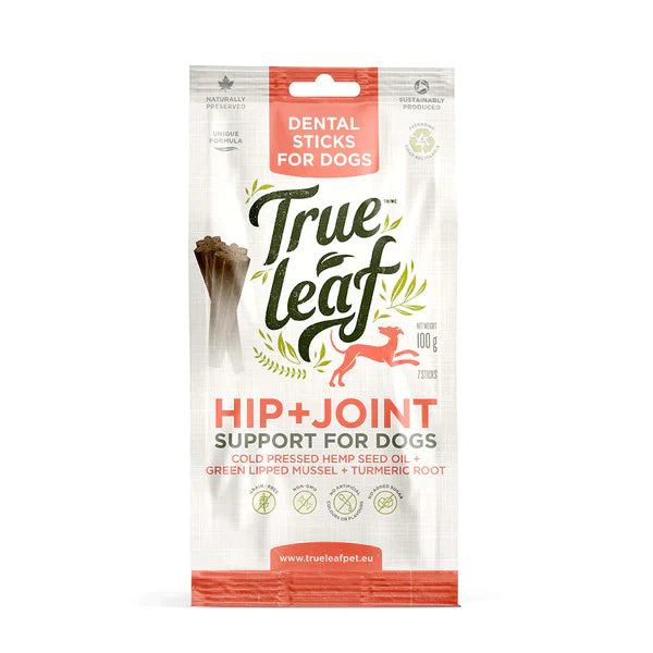 True Leaf Hemp dog Dental Sticks - Hip & Joint, 100g