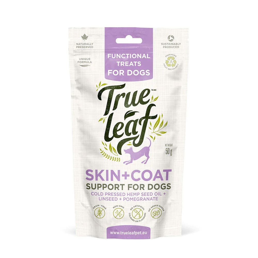 True Leaf Hemp dog treats - Skin & Coat, 50g