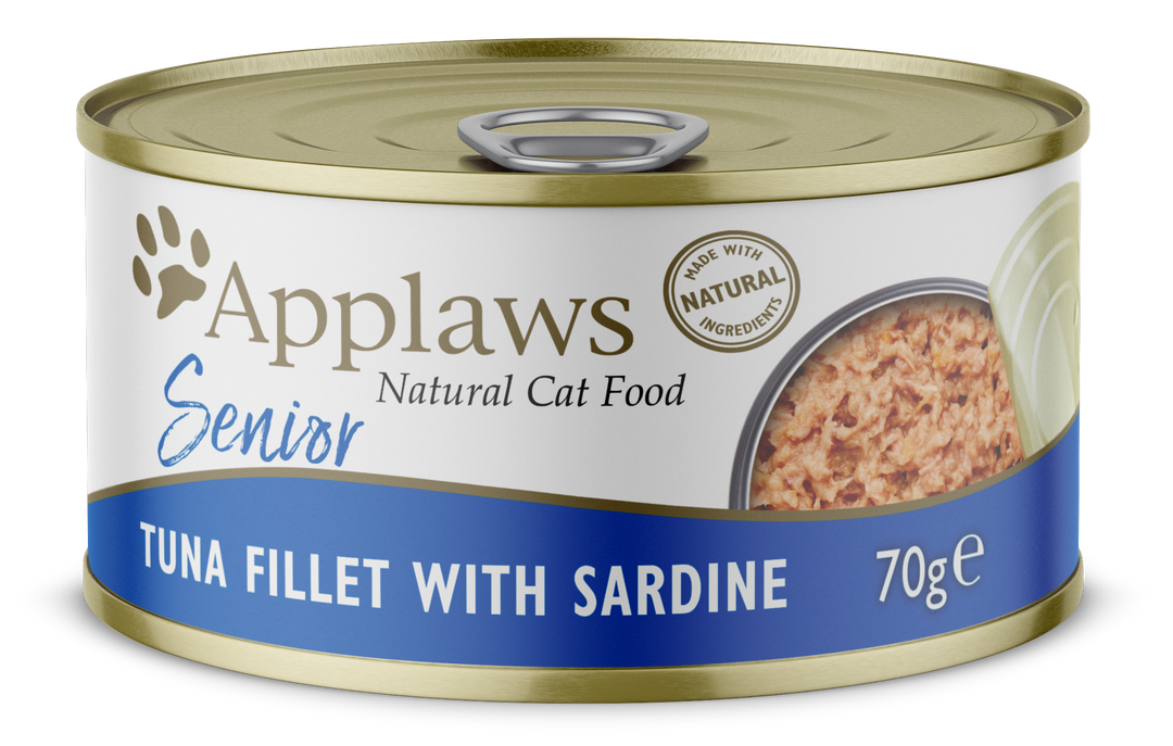 Applaws Tin Tuna Fillets with Sardines (Senior cats)