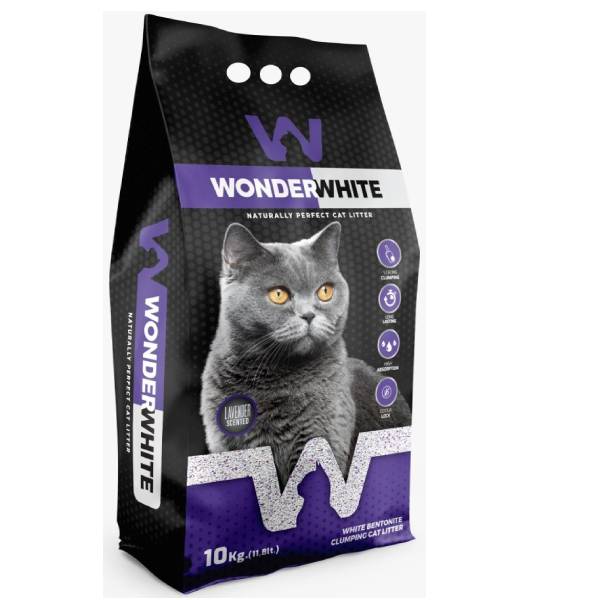 Wonder White Cat Litter, Lavander, 10 Kgs
