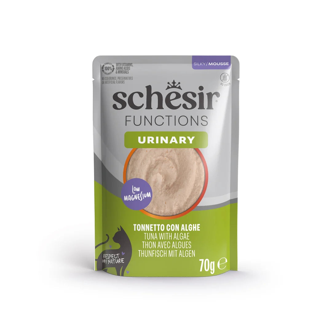 Schesir Functions cat Mousse 70g - Urinary Tuna &amp; Alghe