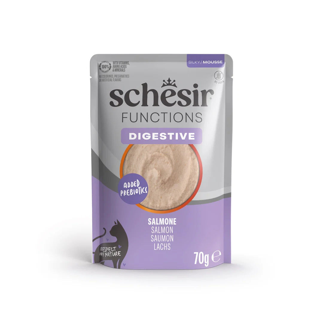 Schesir Functions cat Mousse 70g - Digestive Salmon