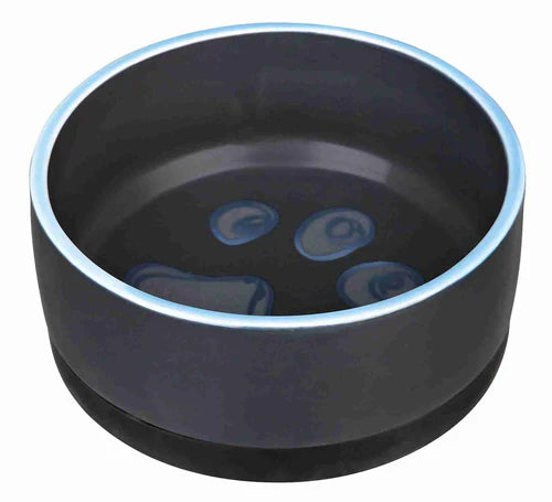 24777 Jimmy ceramic bowl with rubber bottom, 0.4 l/diam. 12 cm