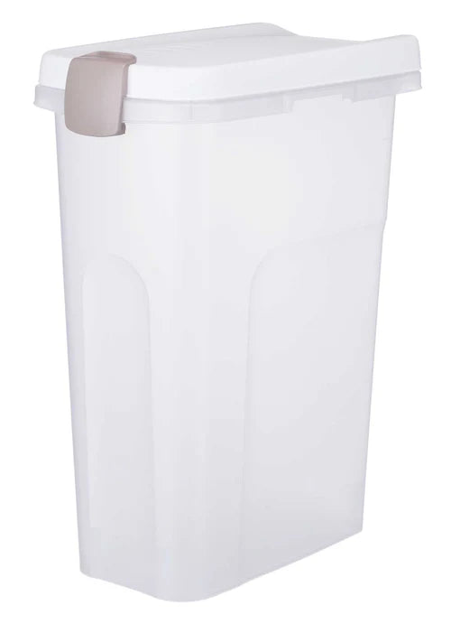 24667- Feed Barrel, 25 l/24 x 51 x 39 cm, transparent/white