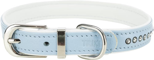 Active Comfort Collar With Rhine Stones, Light Blue