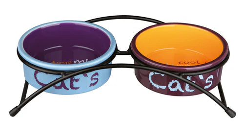 24791 Eat on Feet ceramic bowl set, 2 x 0.3 l/diam. 12 cm