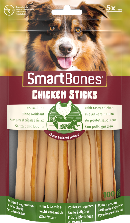 Smart Bones Chicken Sticks (x5), 100g