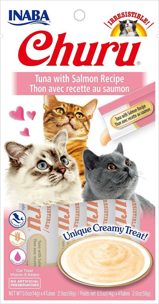 Churu - Tuna & Salmon Recipe, 4 pc
