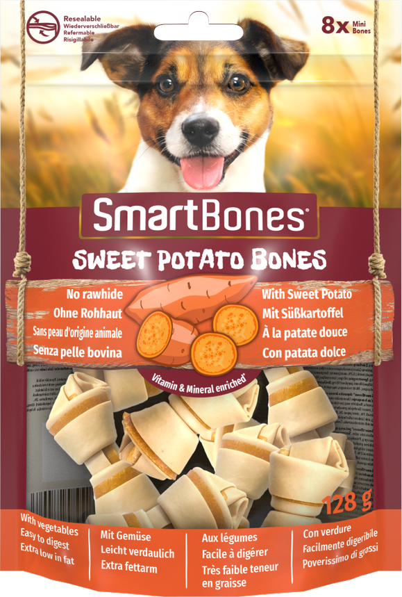 Smart Bones Sweet Potato Bones Mini (x8) , 128g