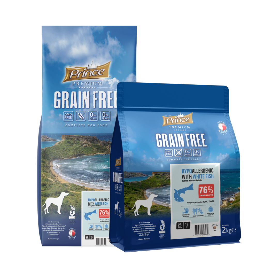 Prince Grain Free Hypo Pork & Fish  Postbiotics