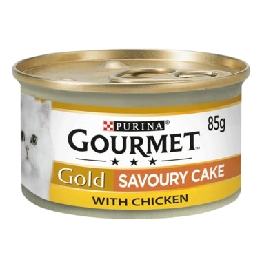Gourmet Gold tins Savoury cake with chicken, 85g
