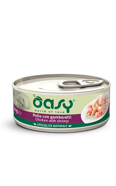 Oasy Cat Tin - Chicken/Shrimp, 70g
