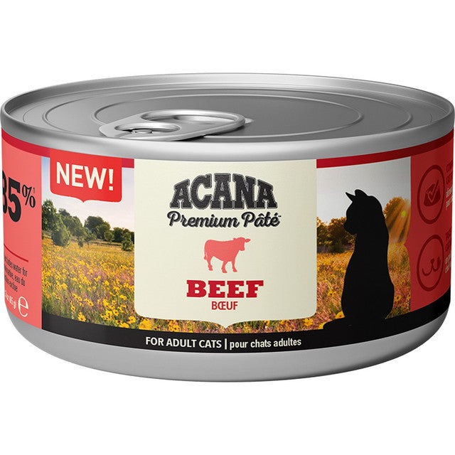Acana cat tin Premium Pate Adult, Beef, 85g