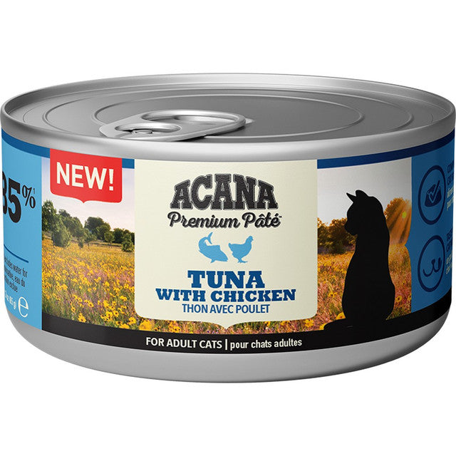 Acana cat tin Premium Pate Adult, Tuna with Chicken, 85g