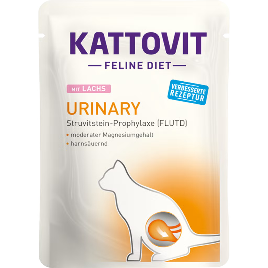 Kattovit Feline Diet Urinary (salmon) Pouch, 85g