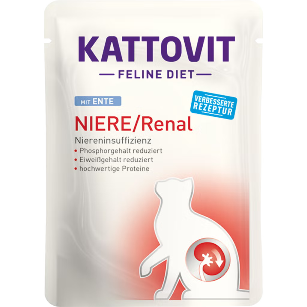 Kattovit Feline Diet Renal (duck) Pouch, 85g