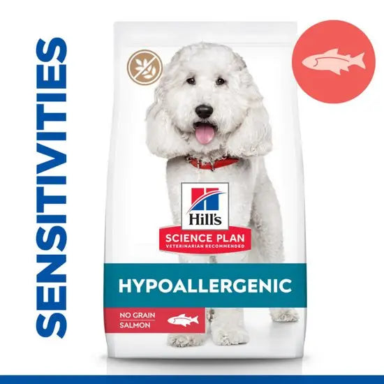 Hill's Science Plan Adult Medium breed Hypoallergenic, Salmon (grain free)