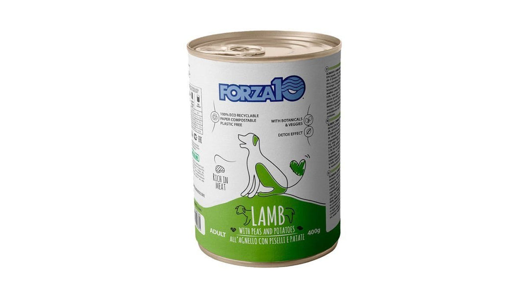 Forza 10 Lamb With Peas & Potatoes, 400g tins