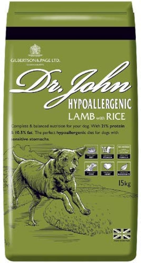 Dr John Hypoallergenic Lamb & Rice, 15 Kgs