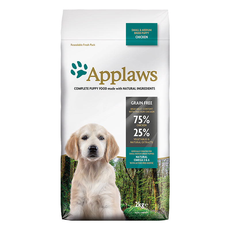 Applaws dog dry, Puppy Small & Medium breed, Chicken, 2 Kg