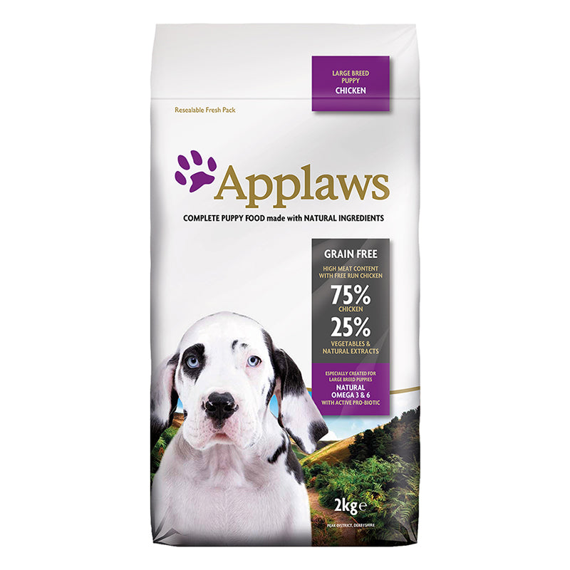 Applaws dog dry, Puppy Large breed, Chicken, 2 Kg