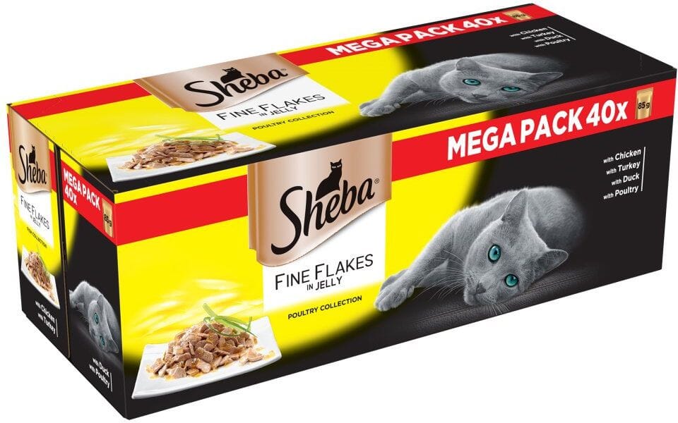 Sheba cat pouches (40 pack) OFFER