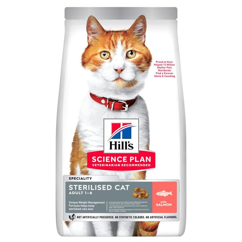 Hill's Science Plan  Adult Sterilised cat food Salmon