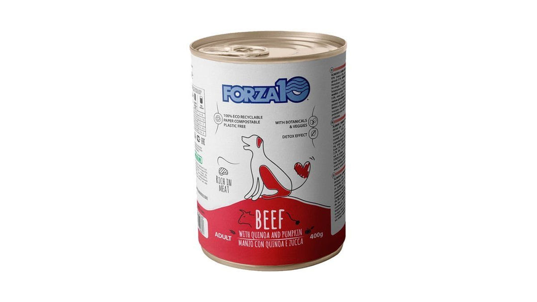 Forza 10 Beef With Quinoa & Pumpkin, 400g tins