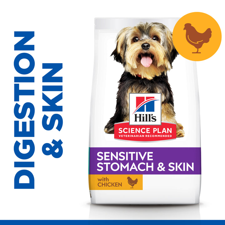 Hill's Science Plan Adult 1-6 Sensitive Stomach & Skin Small & Mini Dog Food with Chicken