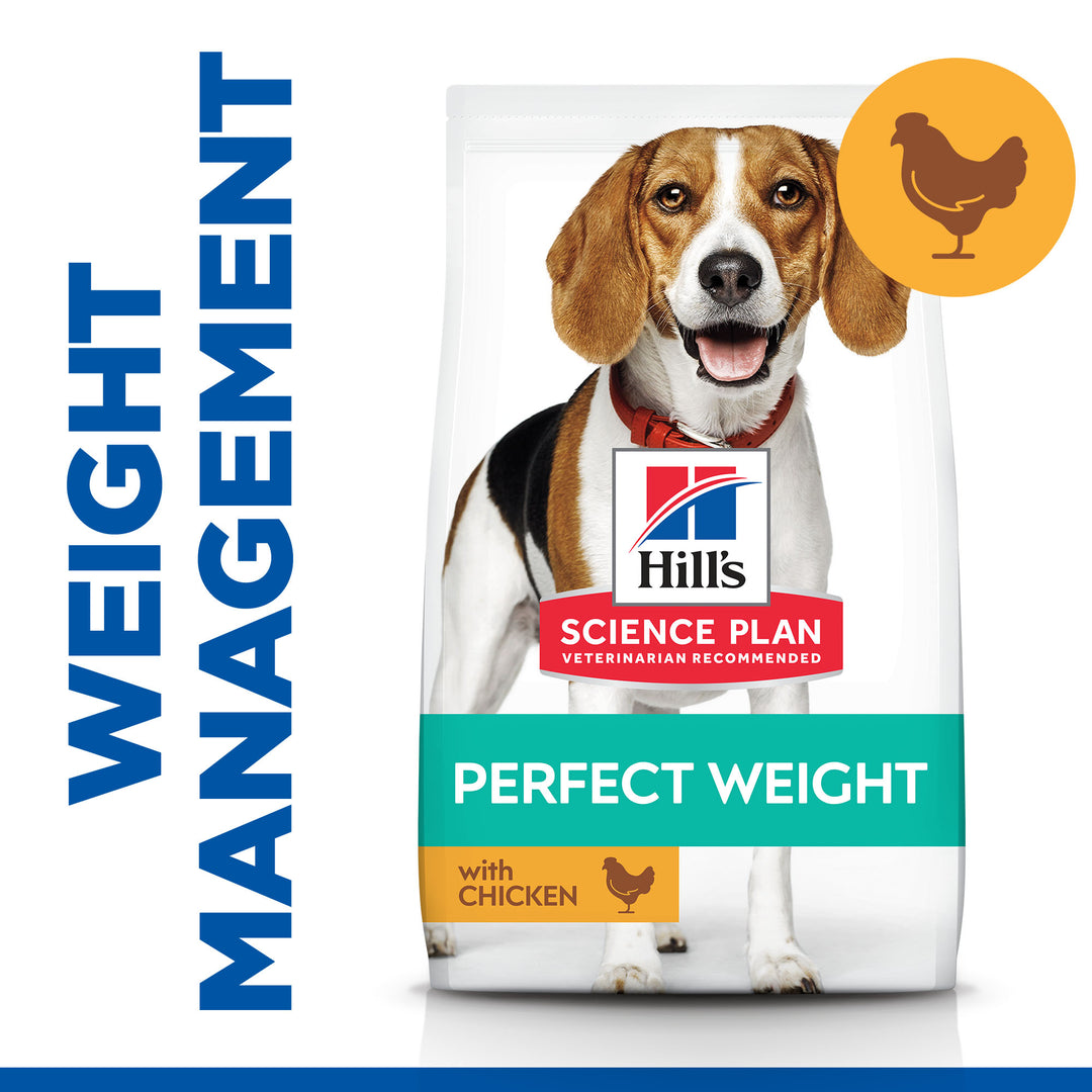 Hill's Science Plan Adult 1-6 Perfect Weight Medium Dog Food with Chicken