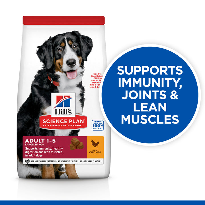 Hill's Science Plan Adult 1-6 Advanced Fitness Large Breed Dog Food with Chicken