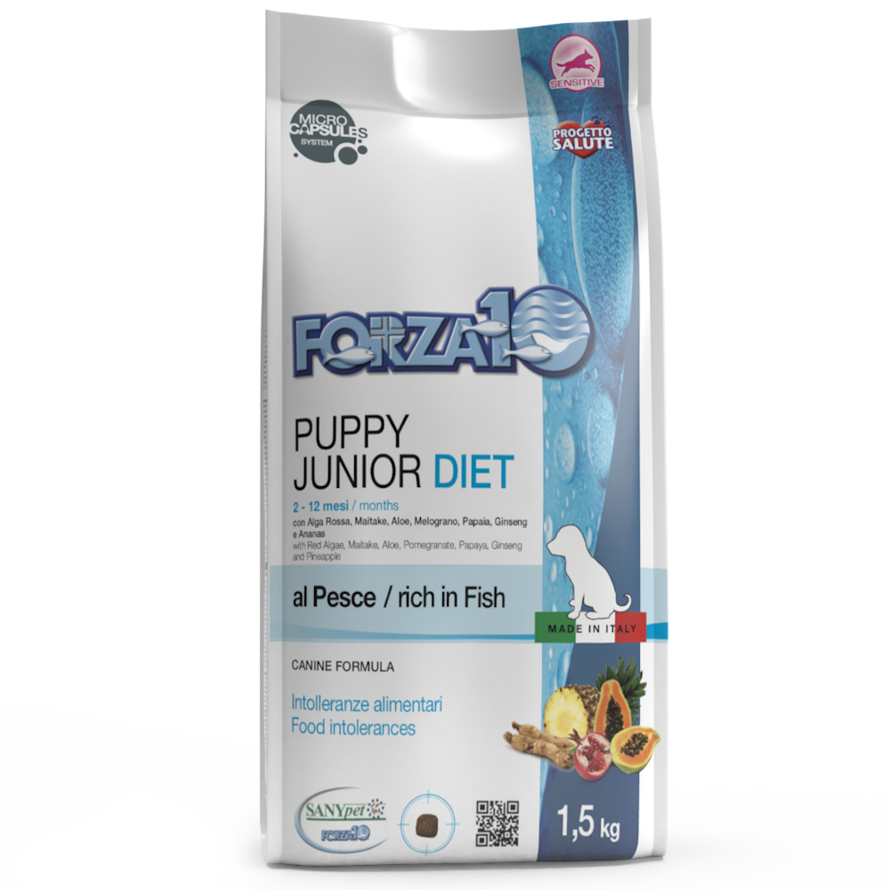 Forza 10 Puppy Junior diet, Fish, 1.5 Kg