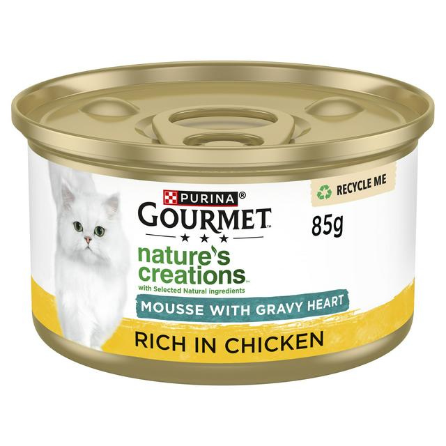 Gourmet Nature's Creations mouuse with gravy heart, chicken, 85g