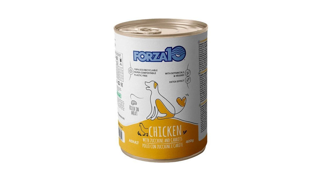 Forza 10 Chicken With Zucchini & Carrots, 400g tins
