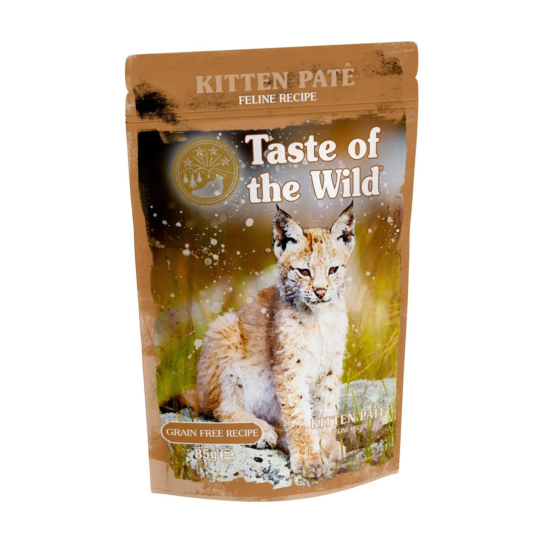 Taste of the Wild Pouch Kitten Pate Feline Recipe 85g