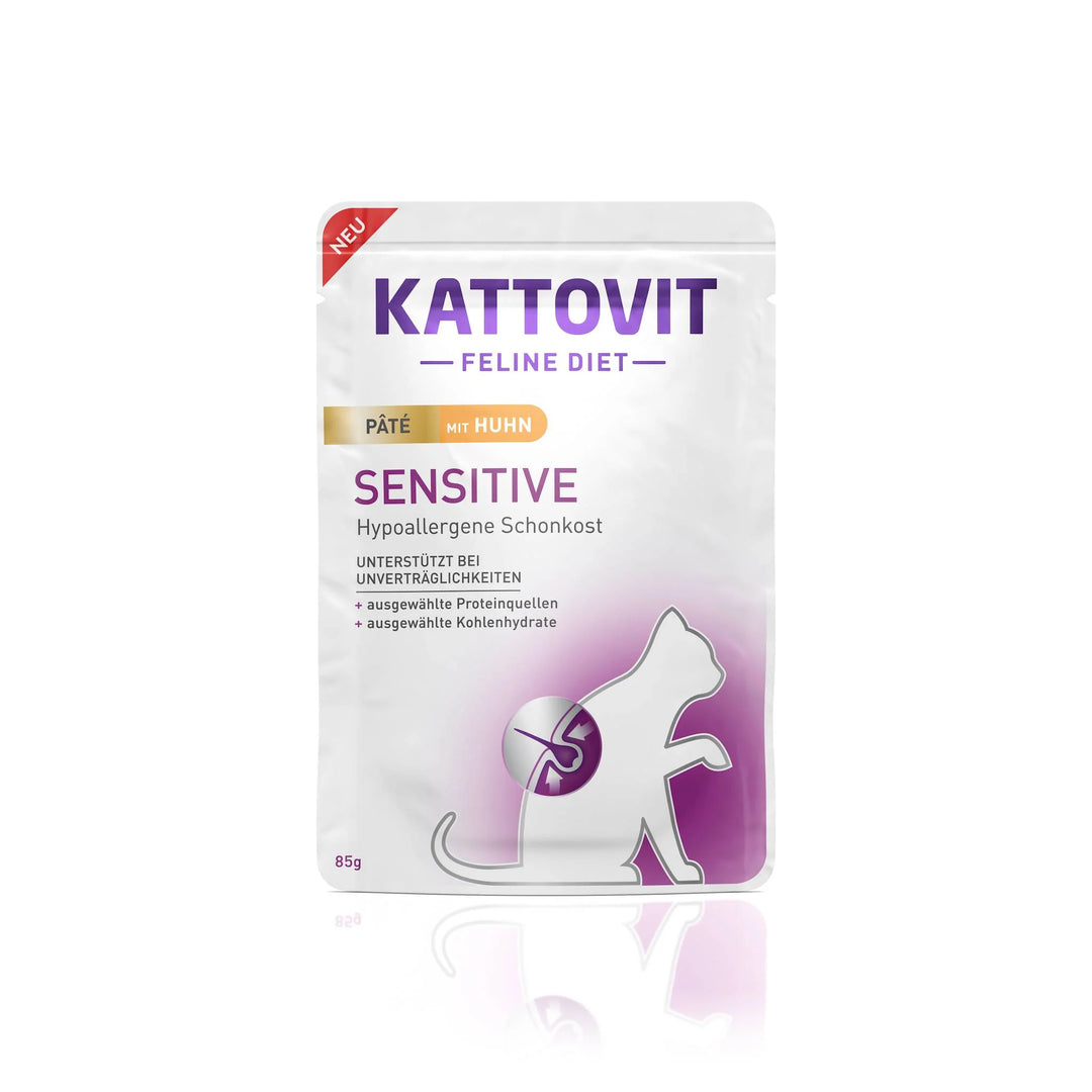 Kattovit Feline Diet Sensitive Pate (chicken) Pouch, 85g
