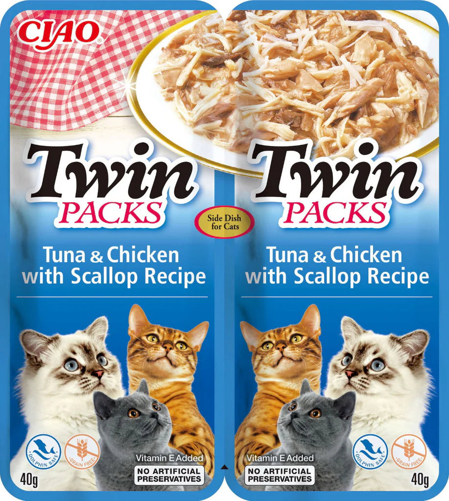 Ciao twin pk Tuna, Chicken & Scallop
