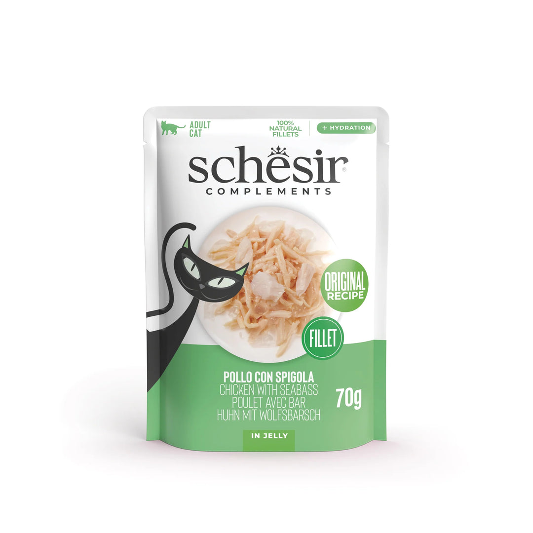 Schesir Cat Complimentary Pouches 70g - Chicken Fillets in jelly