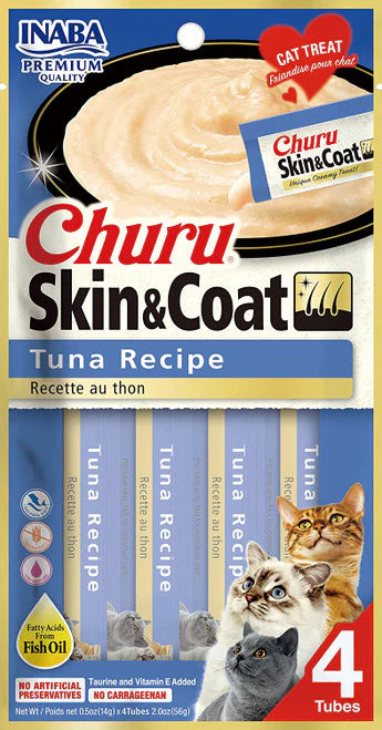 Churu- Skin & Coat Tuna Recipe 4pc