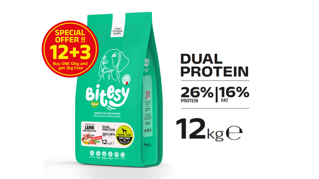 Bitesy Dog Dual Protein Lamb & Seabass (Medium & Large Breeds)