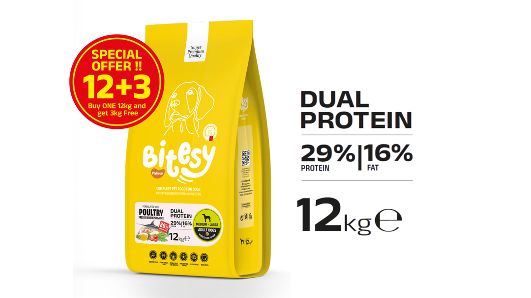 Bitesy Dog Dual Protein Poultry & Swordfish (Medium & Large Breeds)