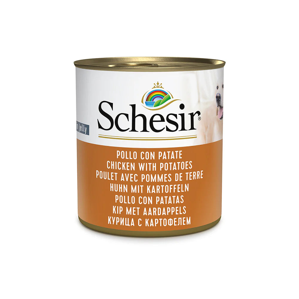 Schesir Dog Tin, 285g - Chicken &amp; Potatoes
