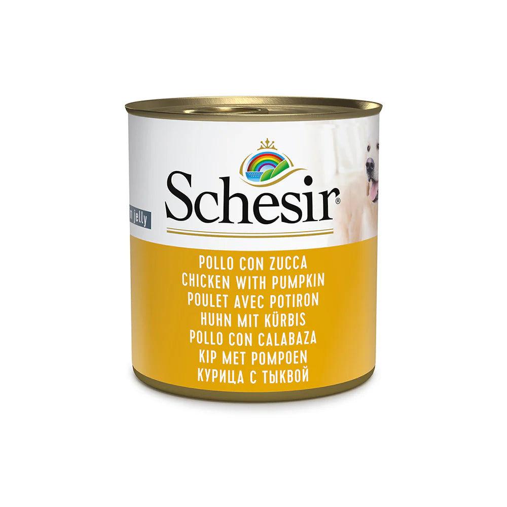 Schesir Dog tin 285g - Chicken & Pumpkin