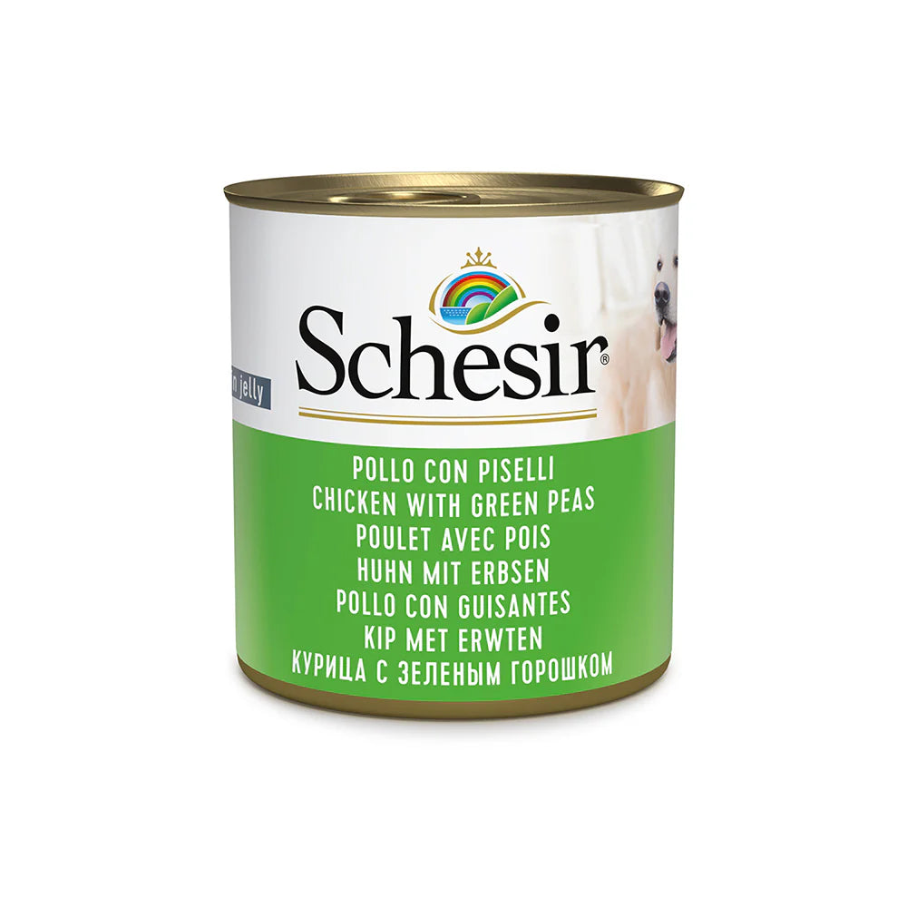 Schesir Dog tin 285g - Chicken &amp; Peas