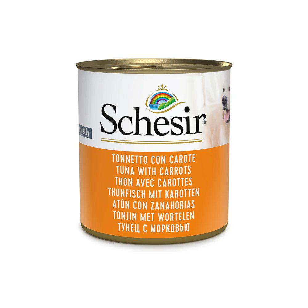 Schesir Dog tin 285g - Tuna & Carrots